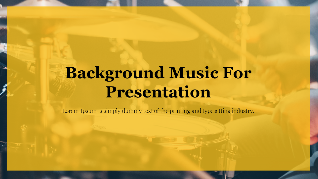 Background Music For Presentation
